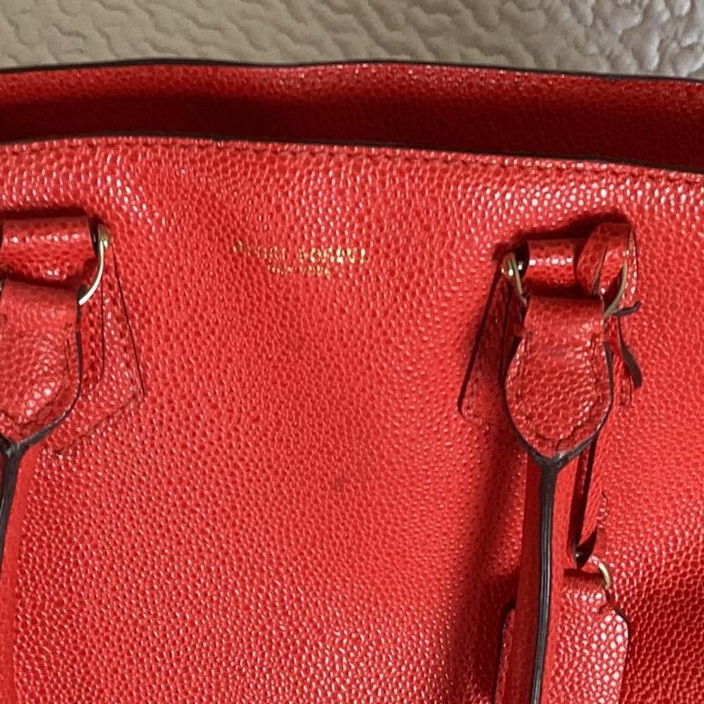 Red Henri Bendel Carlyle bag - Picture 2 of 12